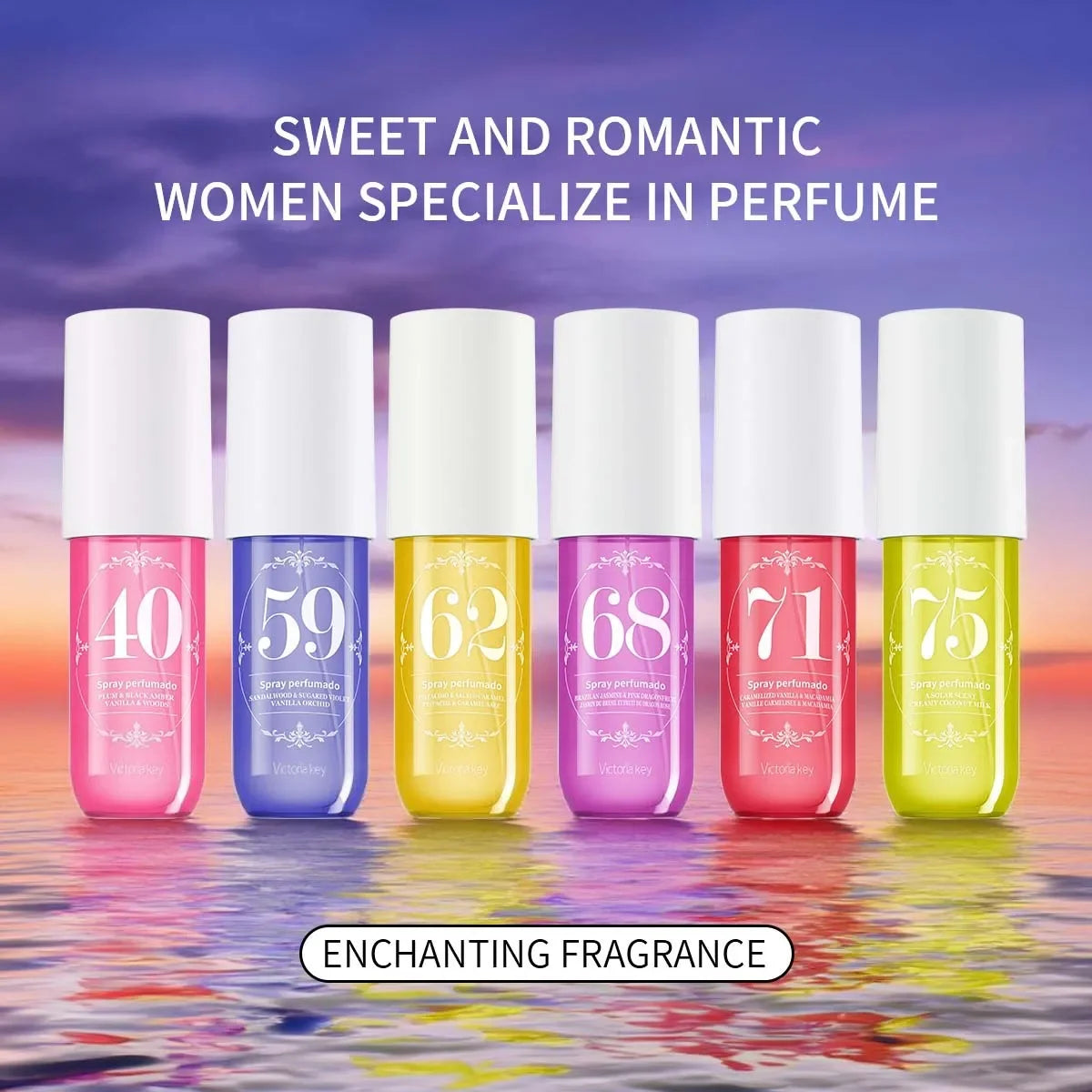 Car High-End Digital Perfume for Women Long-Lasting Cross-Border Foreign Trade Elegant Feminine Scent Toilette Alcohol Free