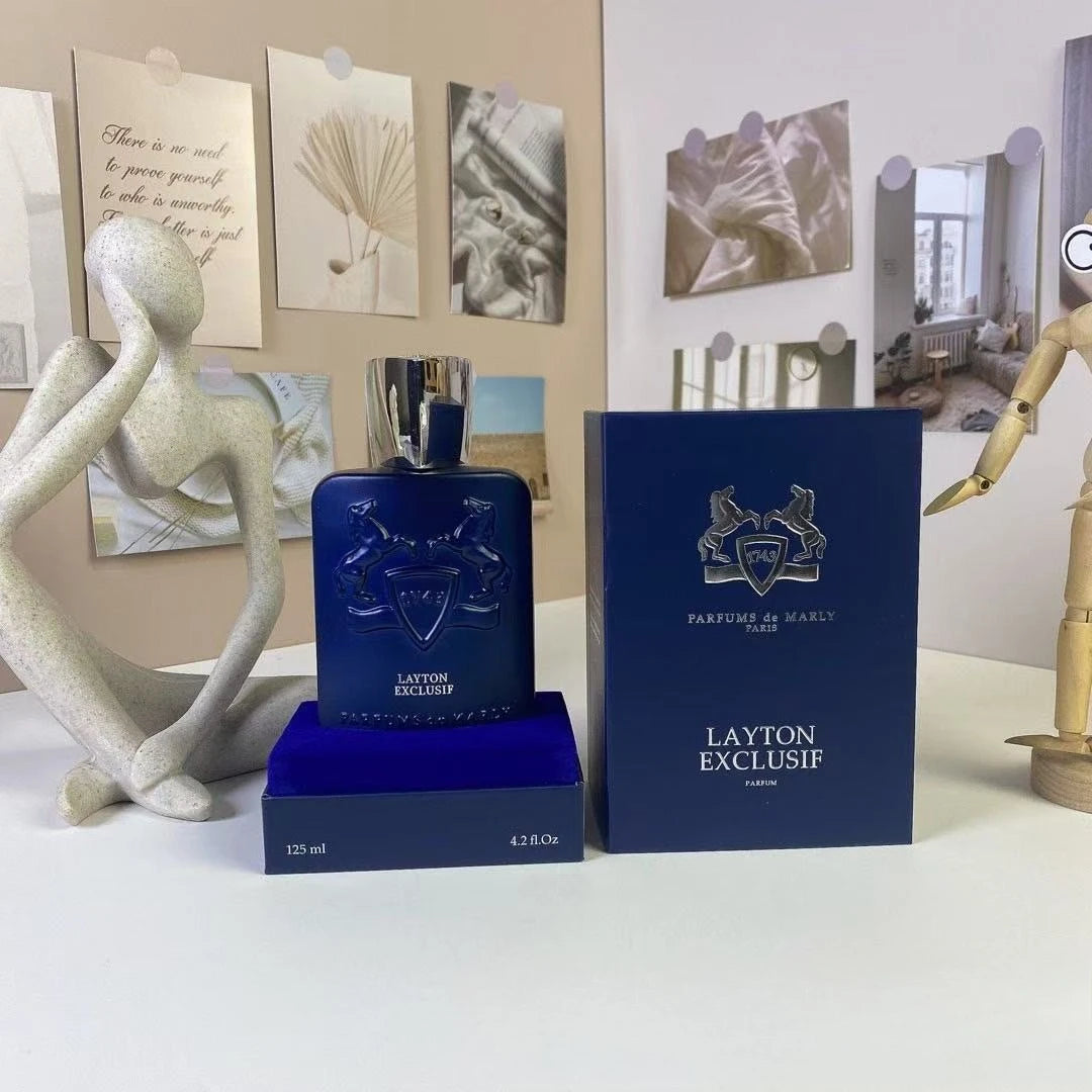 Classic Perfume Luxury Men 125ml Large Capacity Floral Woody Fragrance Cologne Long-Lasting Light Eau De Parfum