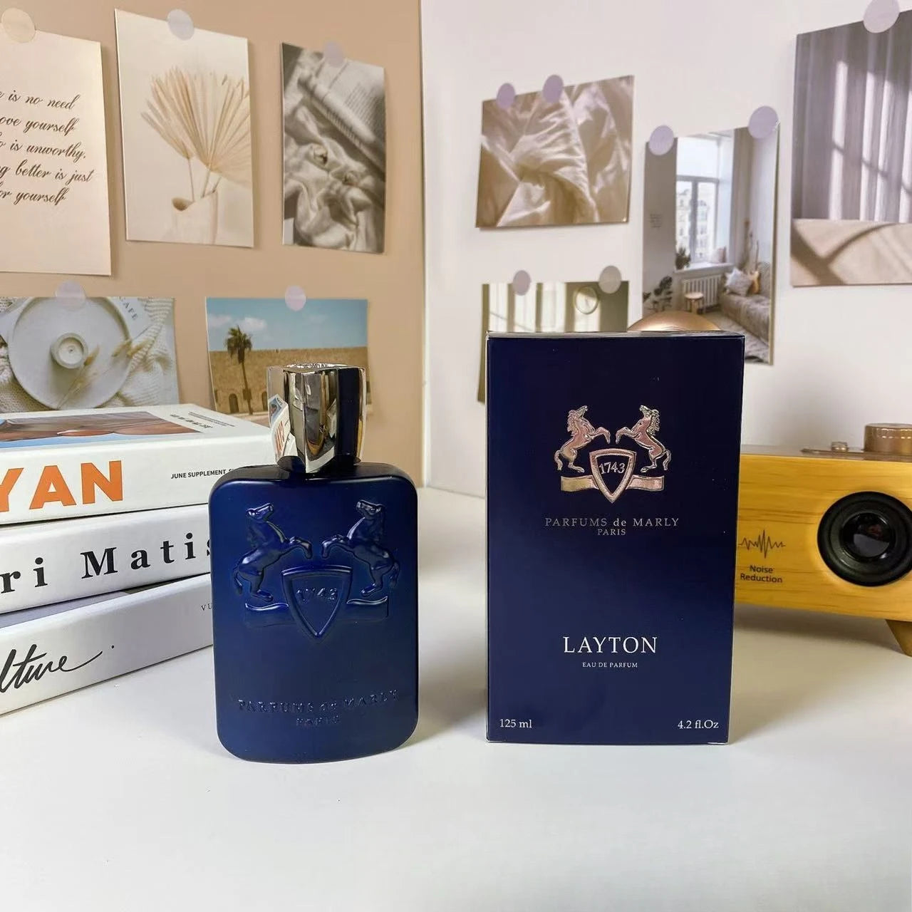 Classic Perfume Luxury Men 125ml Large Capacity Floral Woody Fragrance Cologne Long-Lasting Light Eau De Parfum