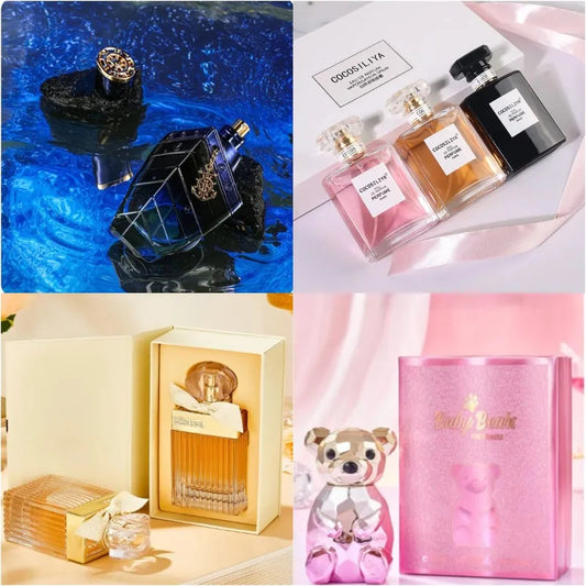 Elegant Women's Perfume 100ml – 8 Captivating Scents with Sweet Fruity Floral Notes Warm Woody Base Long-Lasting Romantic Aroma