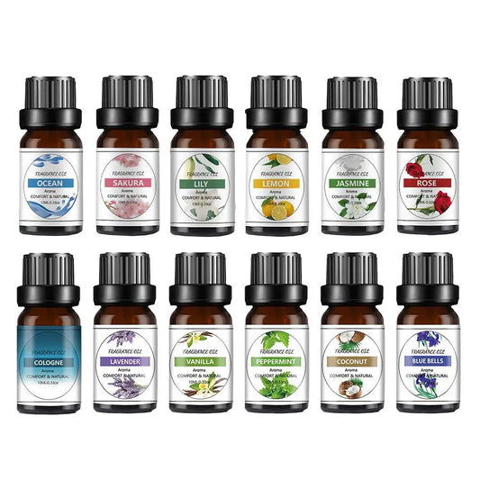 10ml Aromatherapy Essential Oil For Aroma Diffuser Air Humidifier Water Soluble Air Freshener Scents Air Condition Fragrance Oil