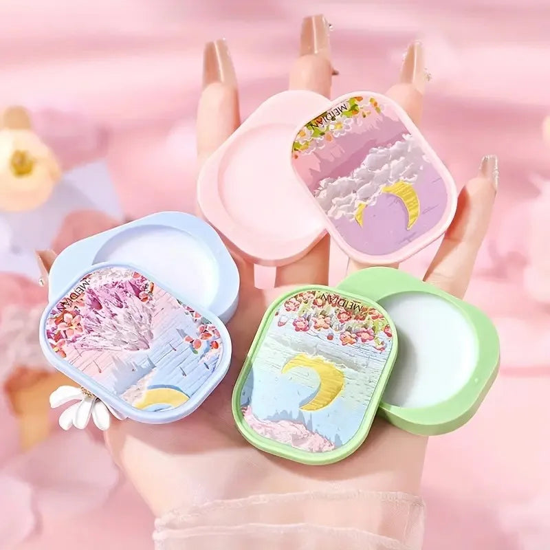 3pcs Solid Perfume Gift Set for Women,Long-Lasting Scented Balm with Jasmine Notes,Tea Fragrance,Idea for Dates Casual Attire